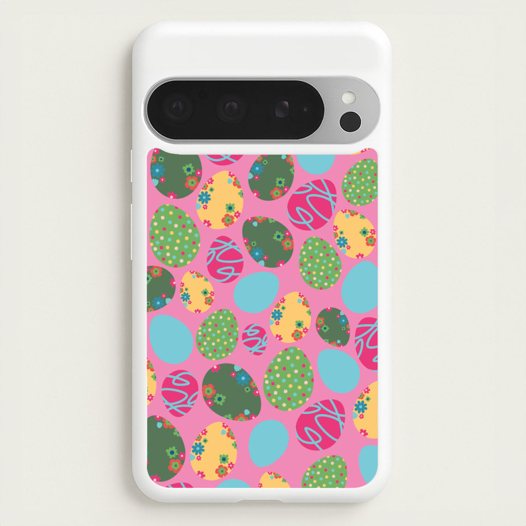 Pink Easter Eggs - Easter Patterns - Easter Phone Case for Google Pixel 9 Pro XL