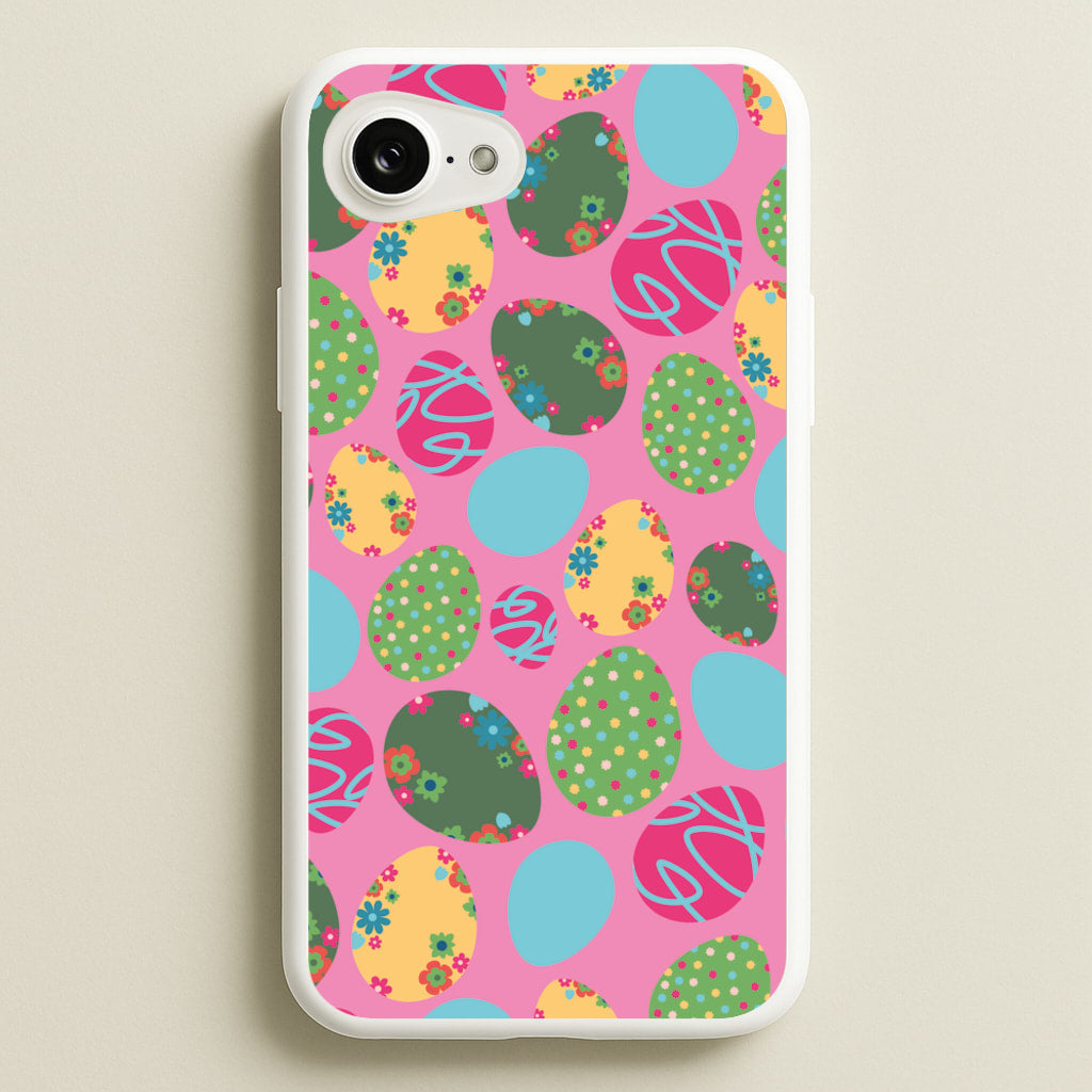 Pink Easter Eggs - Easter Patterns - Easter Phone Case for iPhone 16e