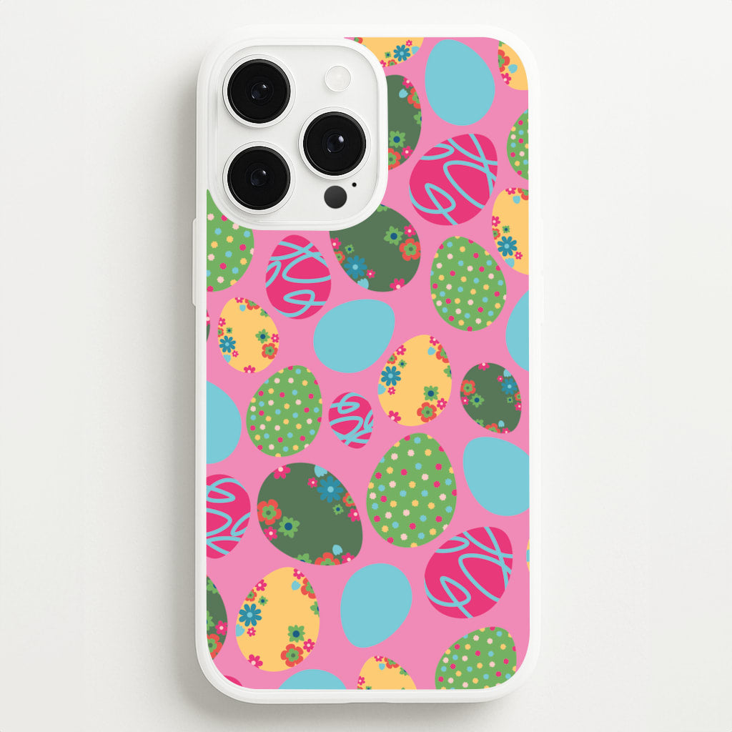 Pink Easter Eggs - Easter Patterns - Easter Phone Case for iPhone 13 Pro Max