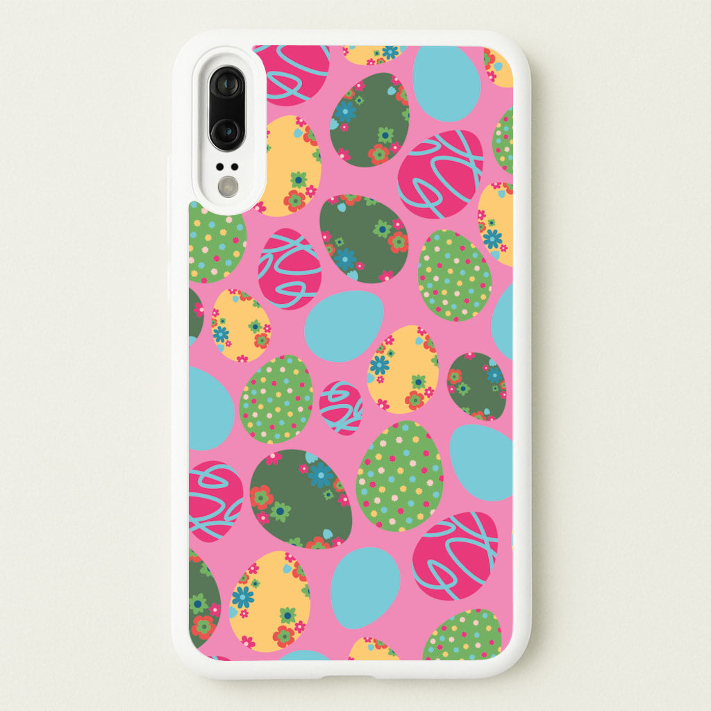 Pink Easter Eggs - Easter Patterns - Easter Phone Case for Huawei P20