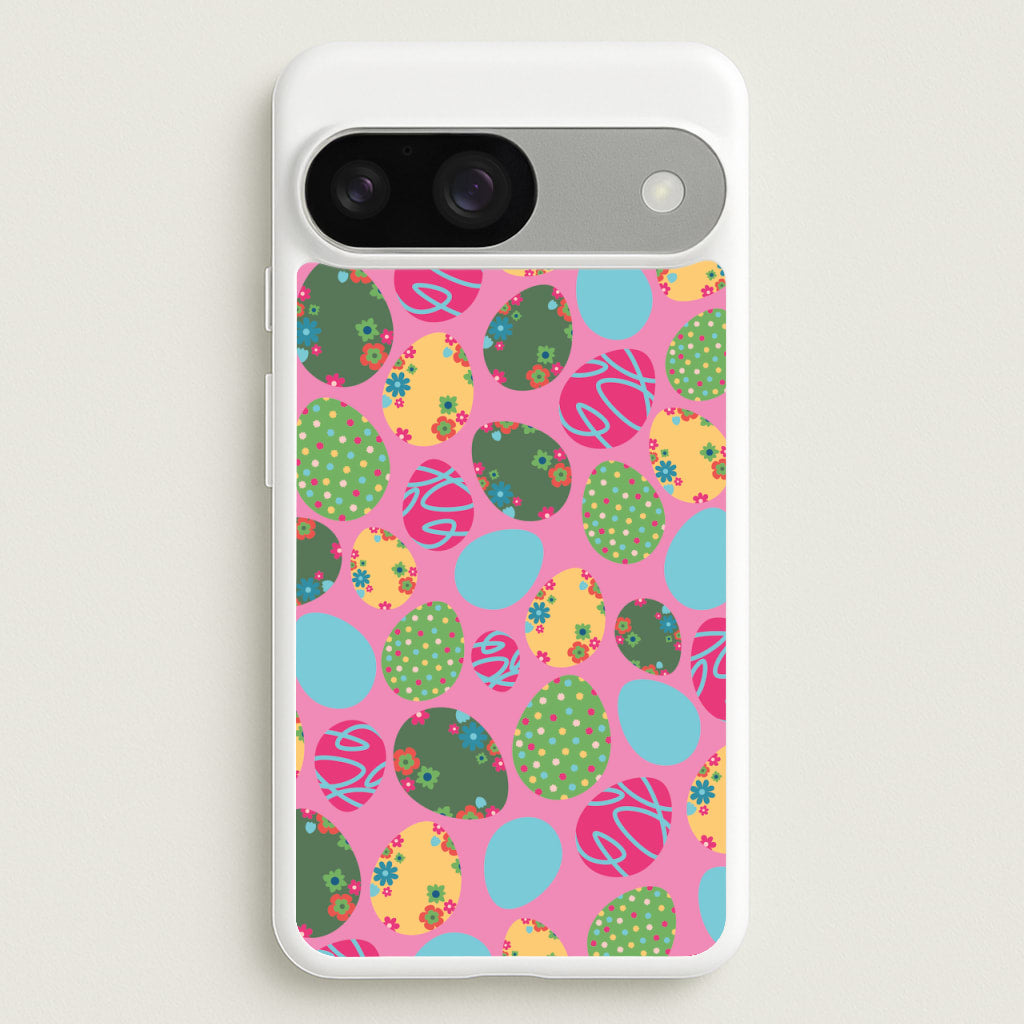 Pink Easter Eggs - Easter Patterns - Easter Phone Case for Google Pixel 9 / 9 Pro