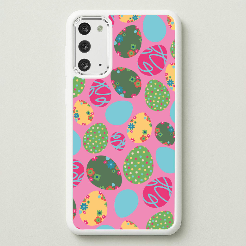 Pink Easter Eggs - Easter Patterns - Easter Phone Case for Galaxy Note 20