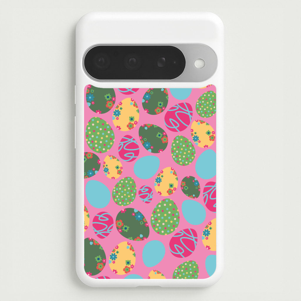 Pink Easter Eggs - Easter Patterns Phone Case for Google Pixel 10 Pro XL