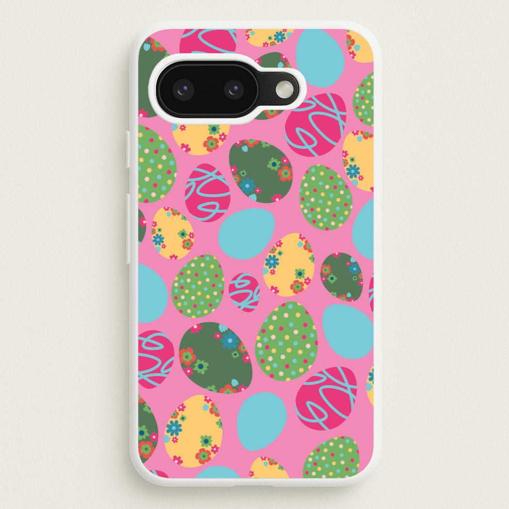 Pink Easter Eggs - Easter Patterns - Easter Phone Case for Google Pixel 9a