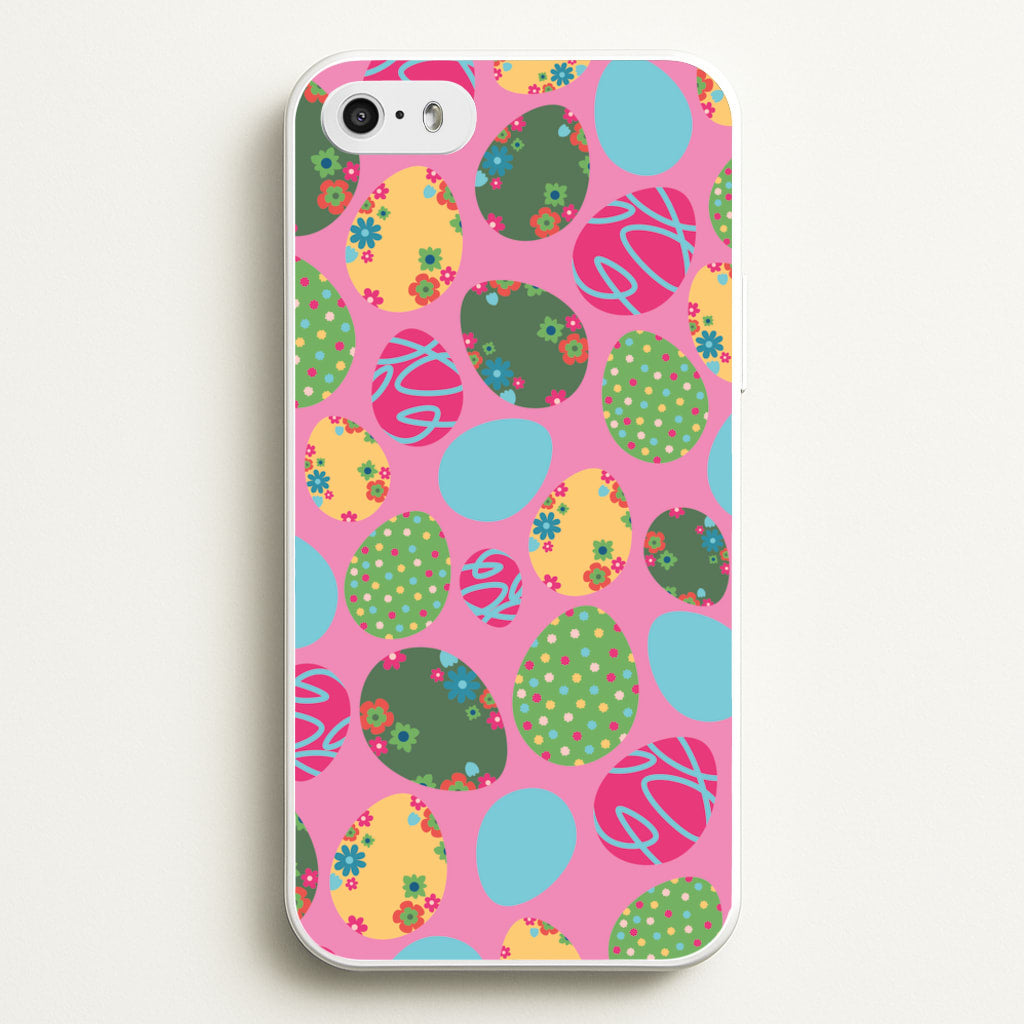 Pink Easter Eggs - Easter Patterns - Easter Phone Case for iPhone 5 / 5s / SE 2016