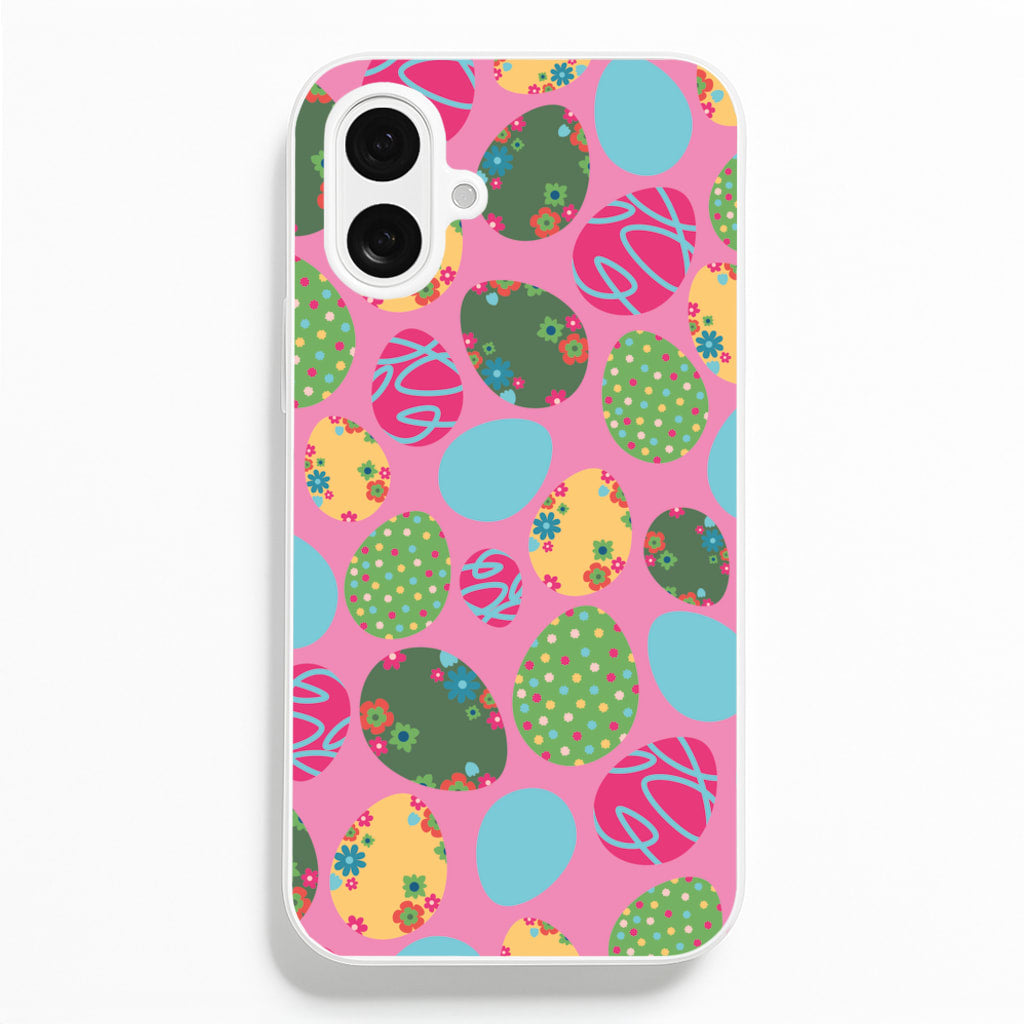Pink Easter Eggs - Easter Patterns Phone Case