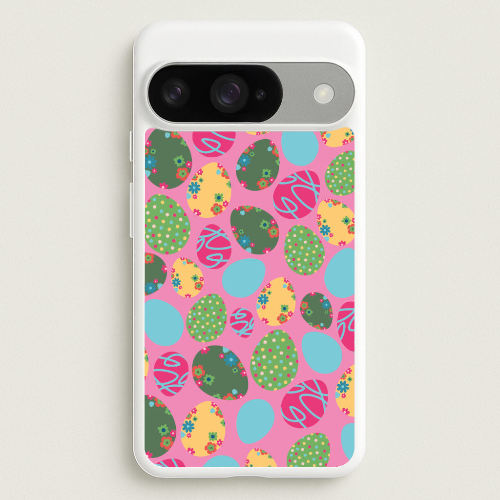 Pink Easter Eggs - Easter Patterns Phone Case for Google Pixel 10 / 10 Pro