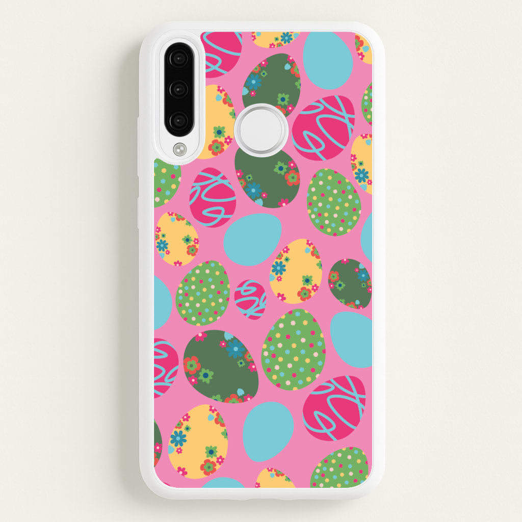 Pink Easter Eggs - Easter Patterns - Easter Phone Case for Huawei P30 Lite