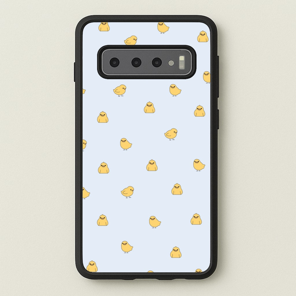 Chicks - Easter Patterns - Easter Phone Case for Galaxy S10