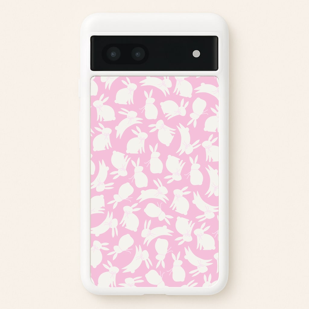 Bunnies And Bows - Easter Patterns - Easter Phone Case for Google Pixel 7a