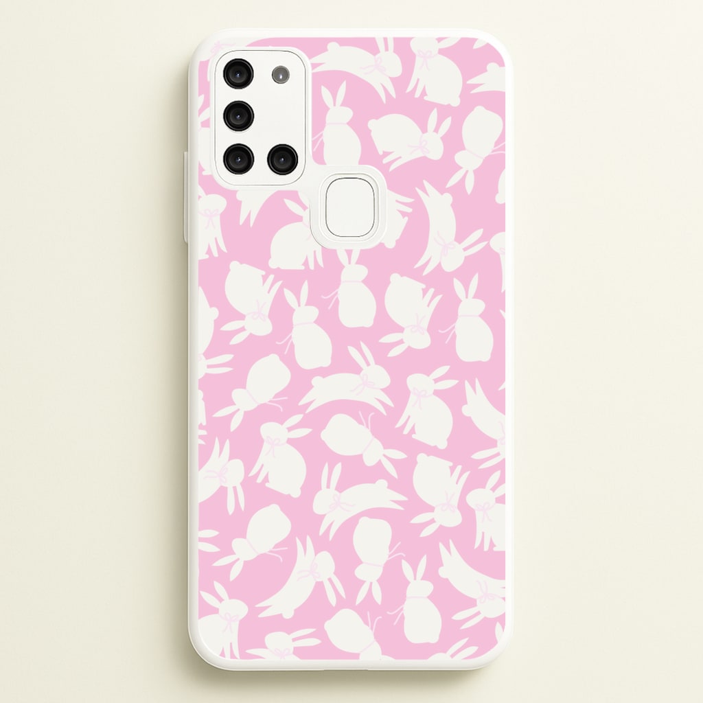 Bunnies And Bows - Easter Patterns - Easter Phone Case for Galaxy A21s