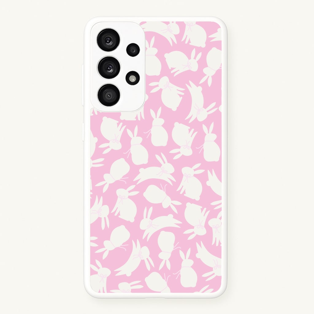 Bunnies And Bows - Easter Patterns - Easter Phone Case for Galaxy A33