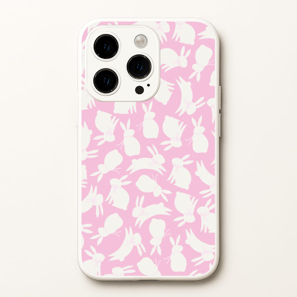 Bunnies And Bows - Easter Patterns - Easter Phone Case for iPhone 15 Pro