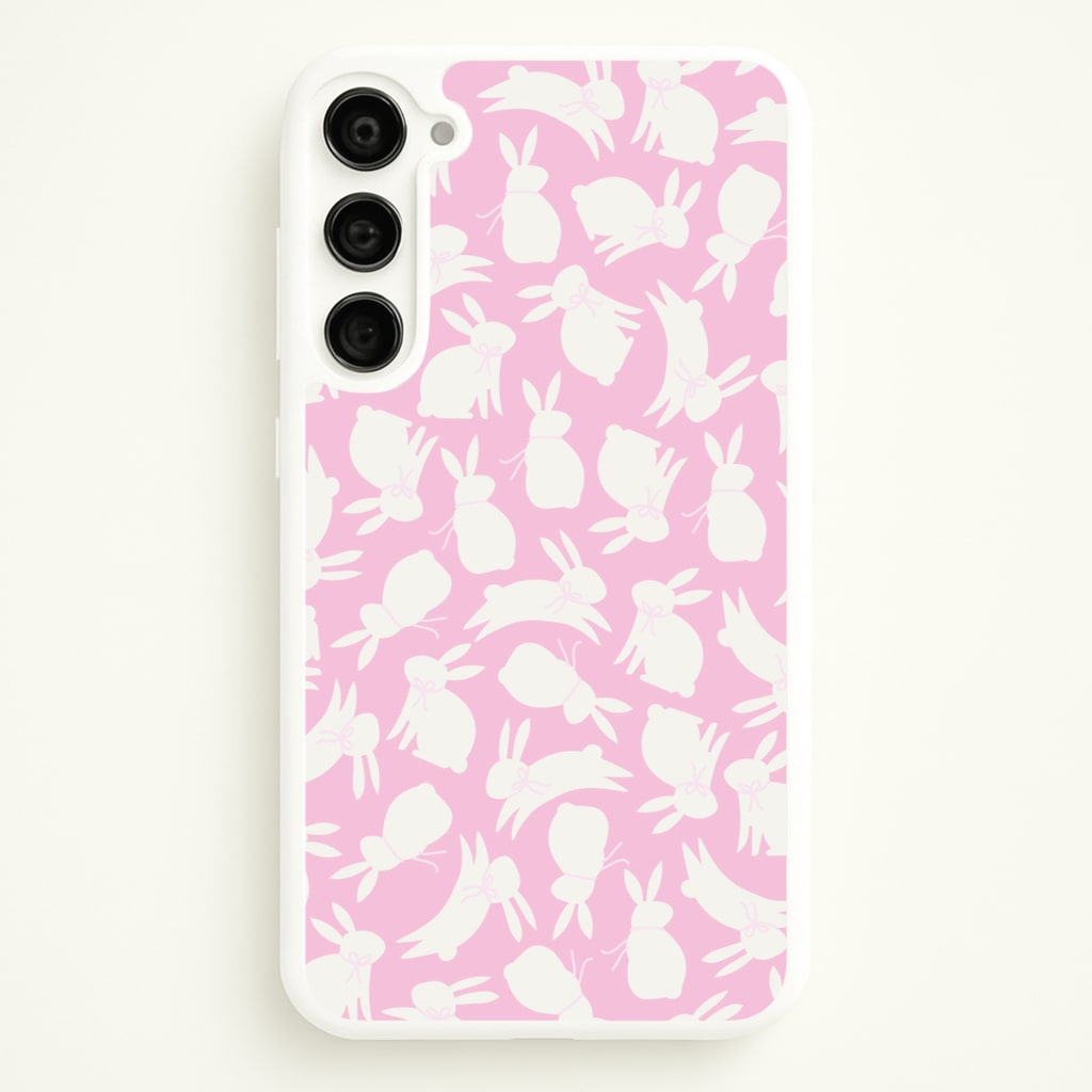 Bunnies And Bows - Easter Patterns - Easter Phone Case for Galaxy S23 Plus