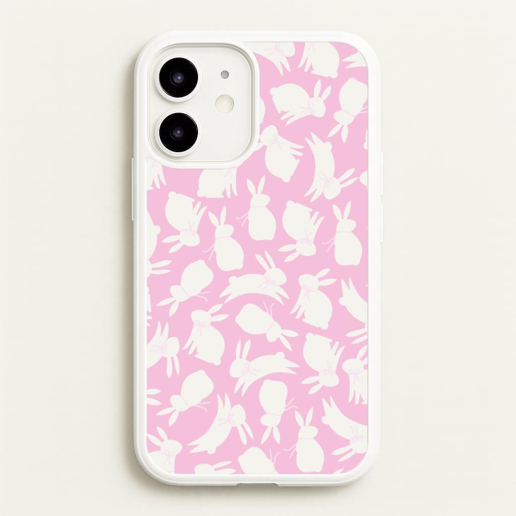 Bunnies And Bows - Easter Patterns - Easter Phone Case for iPhone 12 Mini