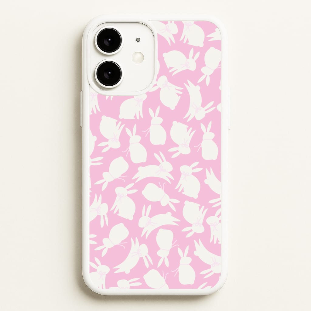 Bunnies And Bows - Easter Patterns - Easter Phone Case for iPhone 11
