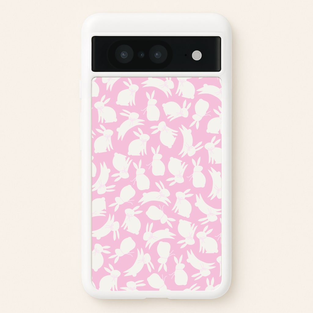 Bunnies And Bows - Easter Patterns - Easter Phone Case for Google Pixel 8