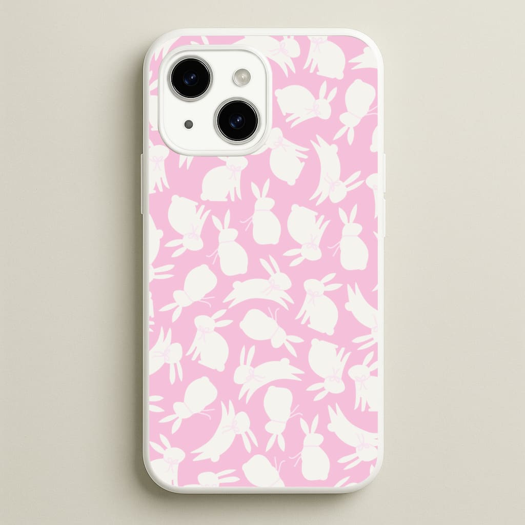 Bunnies And Bows - Easter Patterns - Easter Phone Case for iPhone 15