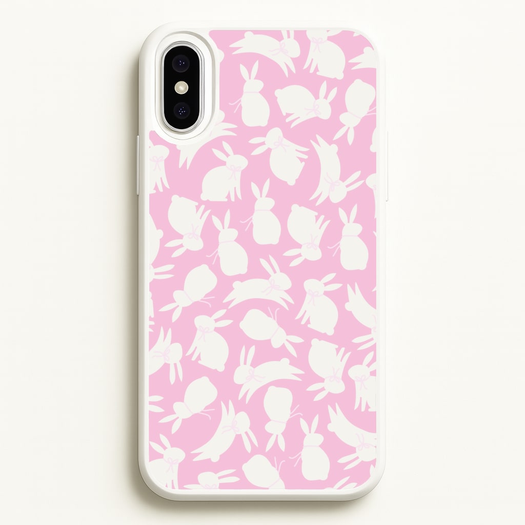 Bunnies And Bows - Easter Patterns - Easter Phone Case for iPhone XS Max