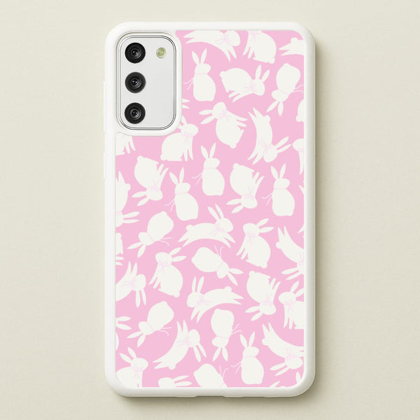Bunnies And Bows - Easter Patterns - Easter Phone Case for Galaxy S20
