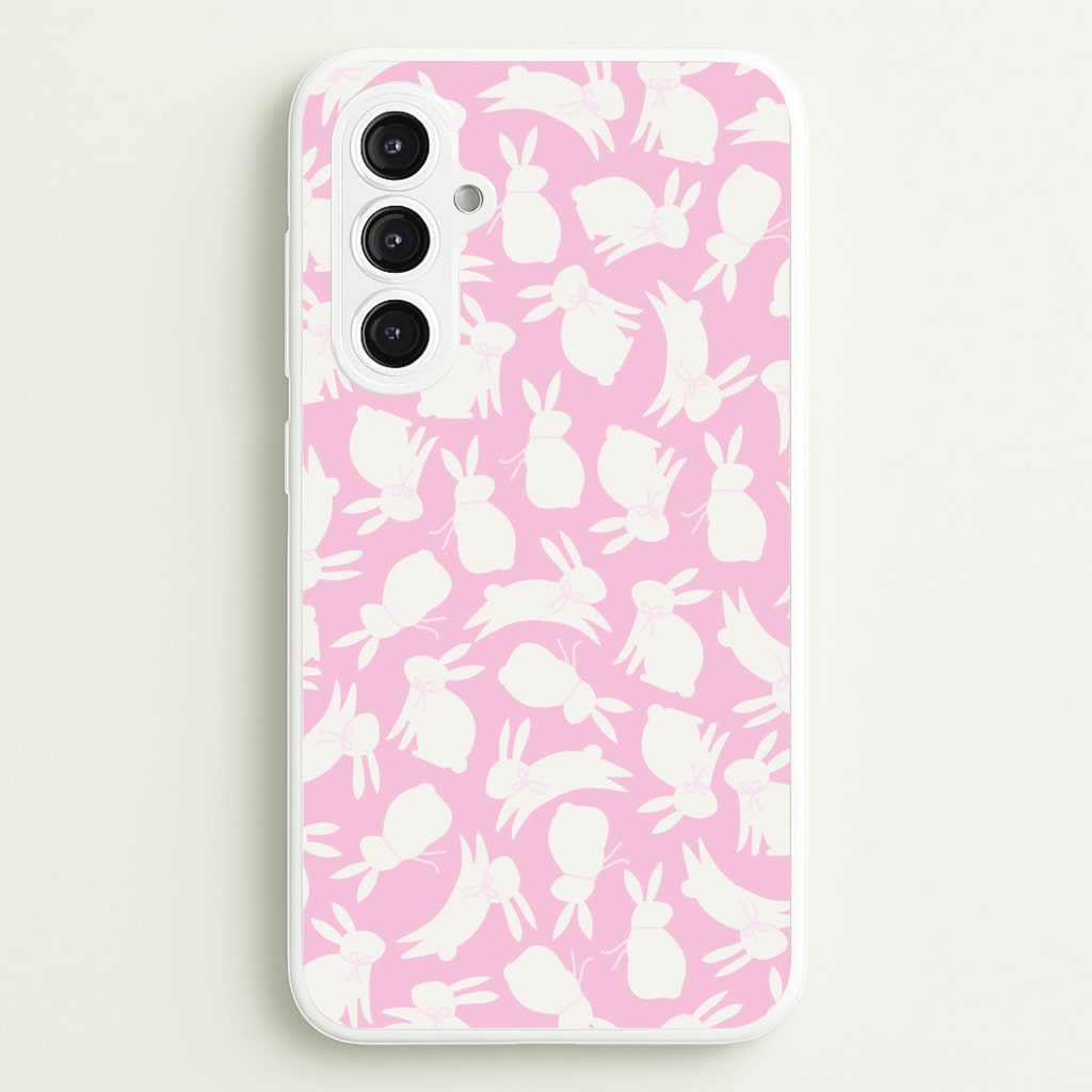 Bunnies And Bows - Easter Patterns - Easter Phone Case for Galaxy S23FE