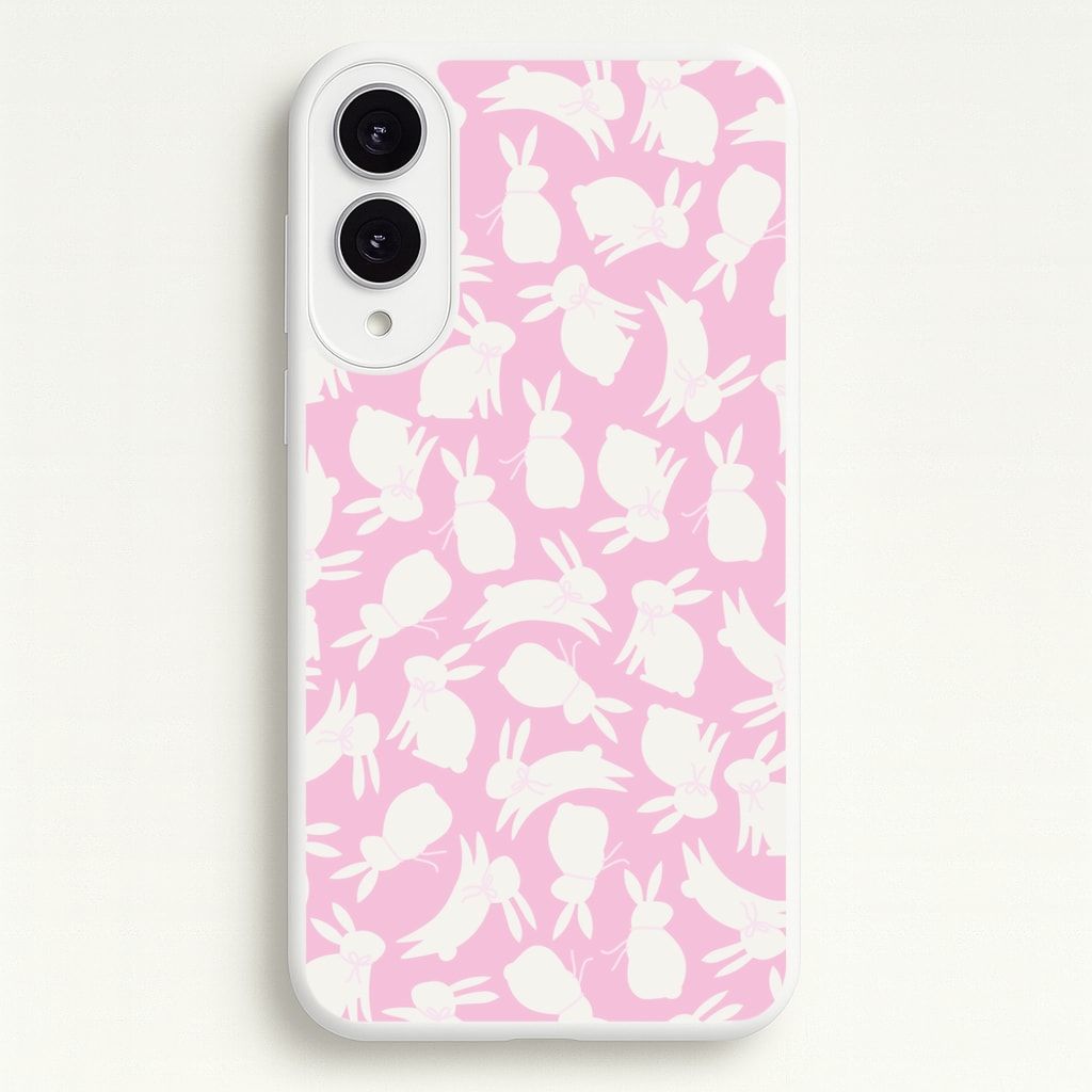 Bunnies And Bows - Easter Patterns - Easter Phone Case for Galaxy S25 Edge