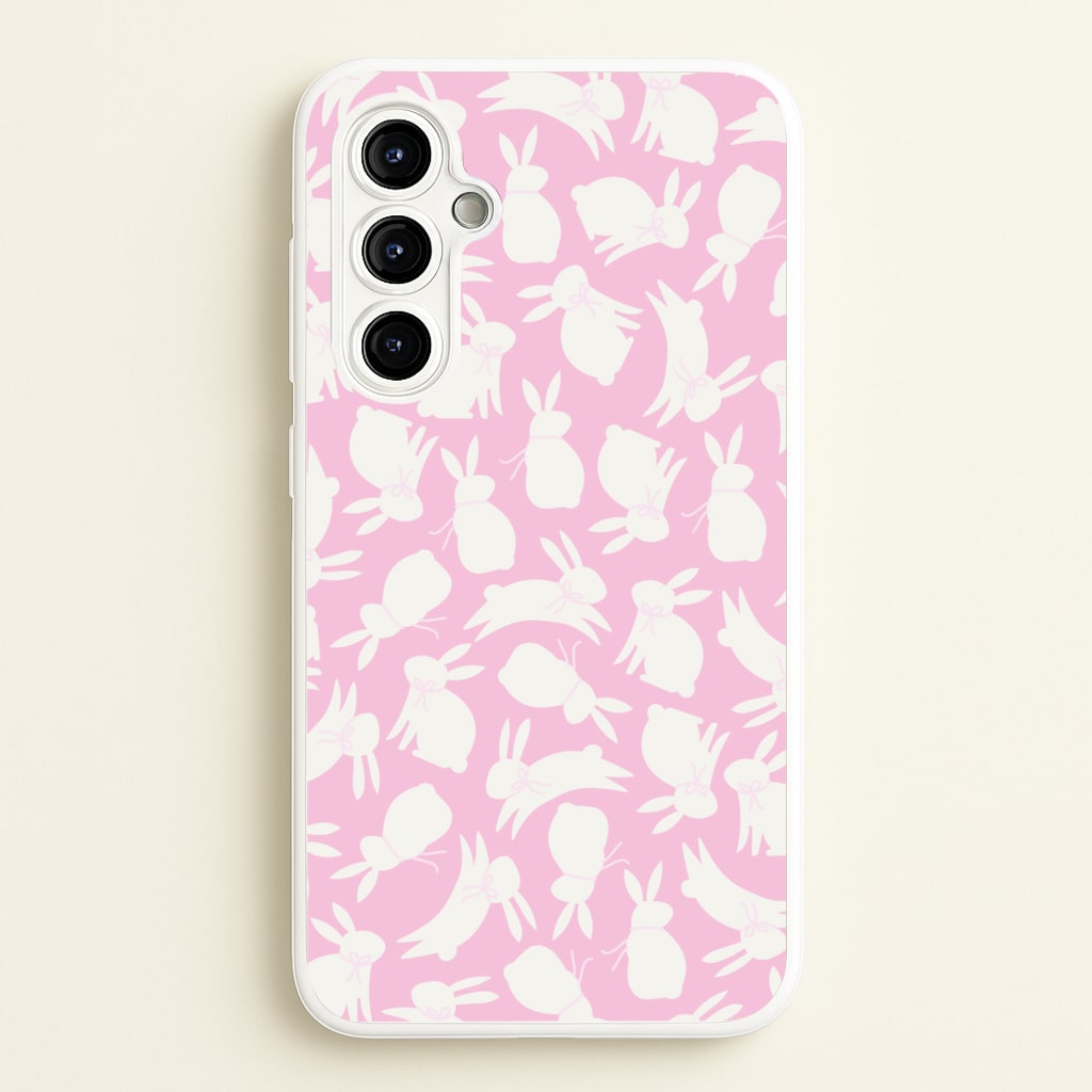 Bunnies And Bows - Easter Patterns - Easter Phone Case for Galaxy A54