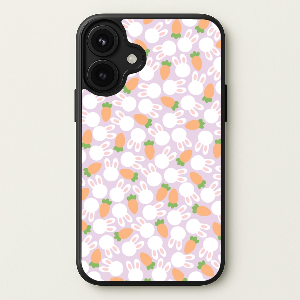Rabbits And Carrots - Easter Patterns Phone Case for iPhone 17
