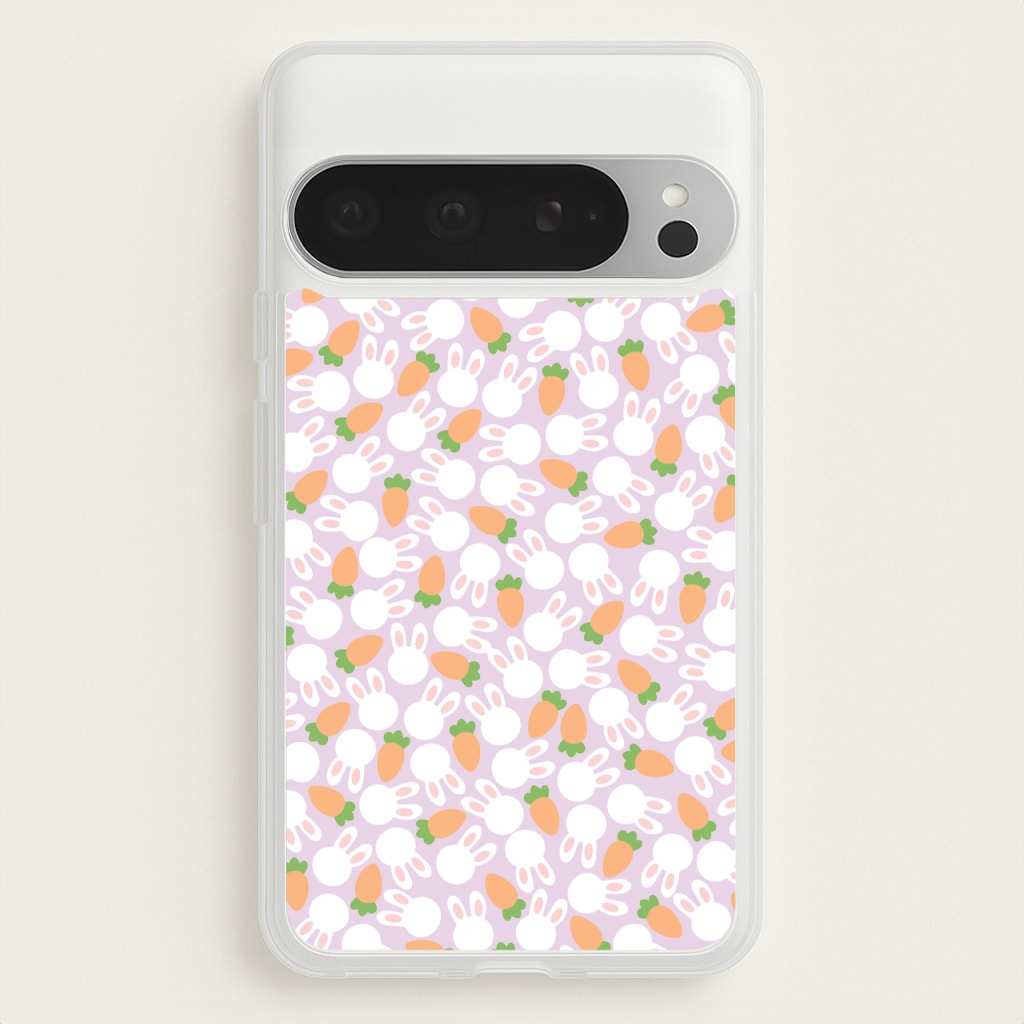Rabbits And Carrots - Easter Patterns - Easter Phone Case for Google Pixel 9 Pro XL