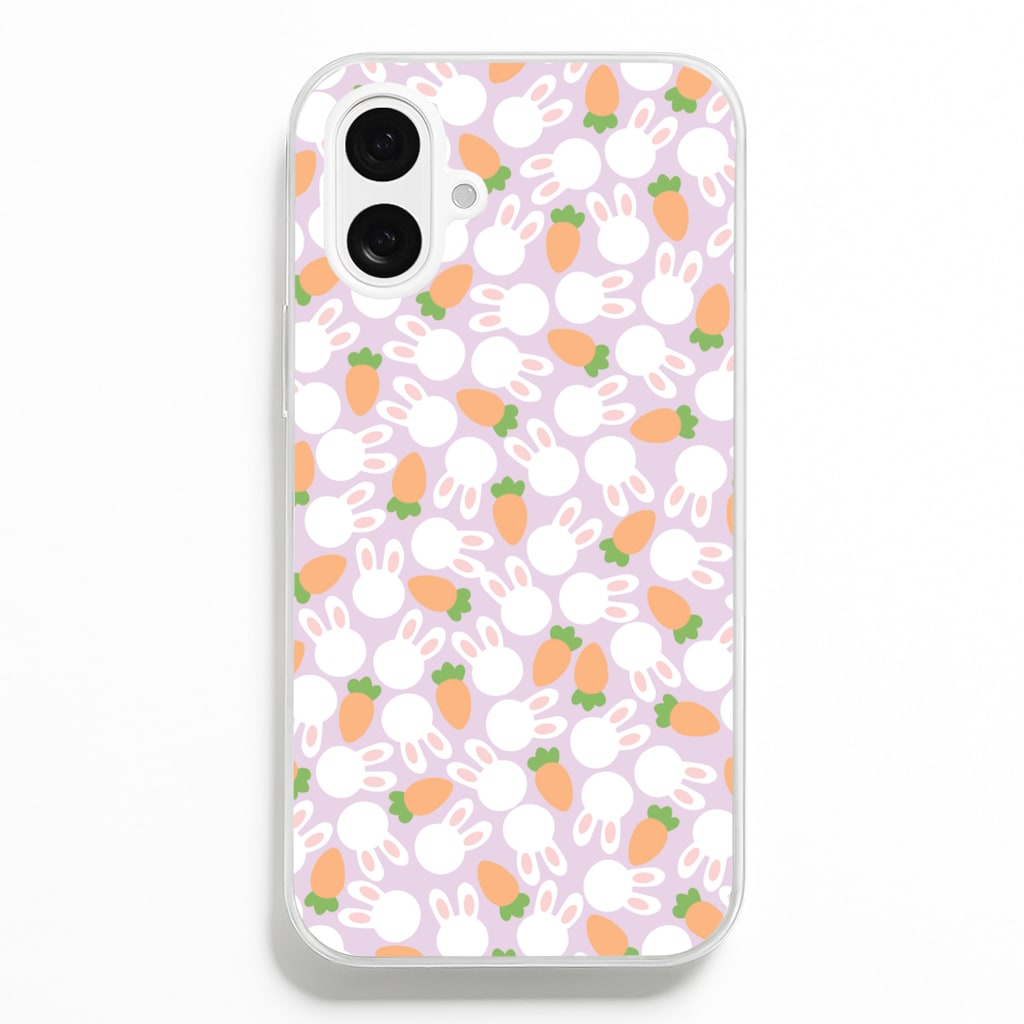 Rabbits And Carrots - Easter Patterns Phone Case