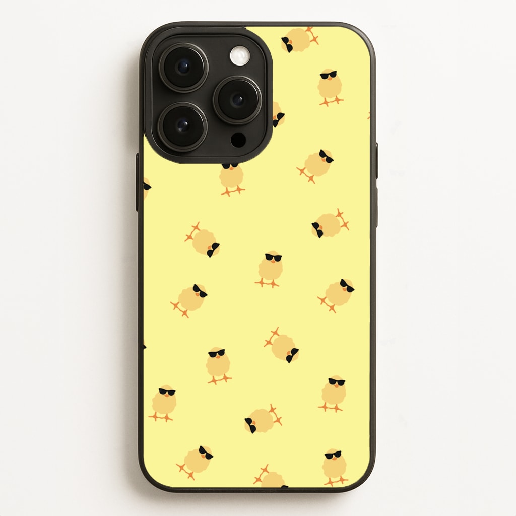 Chicks With Sunglasses Pattern - Easter Phone Case for iPhone 12 Pro Max