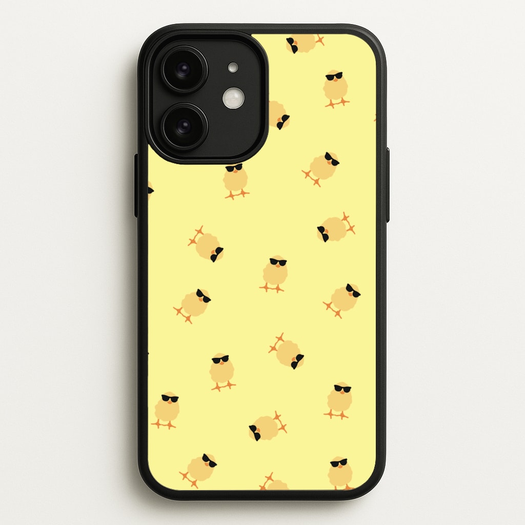Chicks With Sunglasses Pattern - Easter Phone Case for iPhone 11