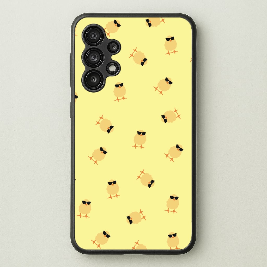 Chicks With Sunglasses Pattern - Easter Phone Case for Galaxy A13