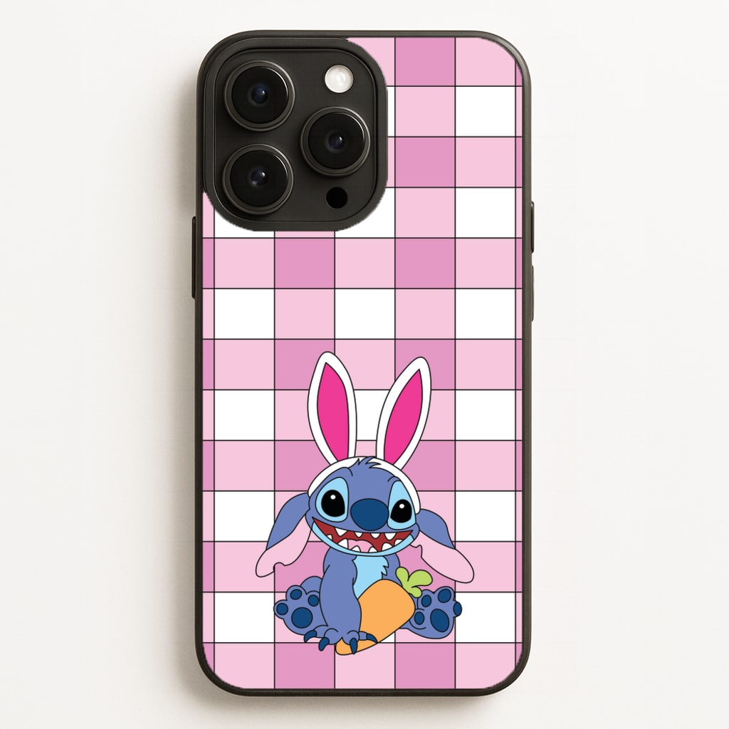 Easter Bunny Blue Alien - Easter Phone Case for iPhone 16 Pro Max