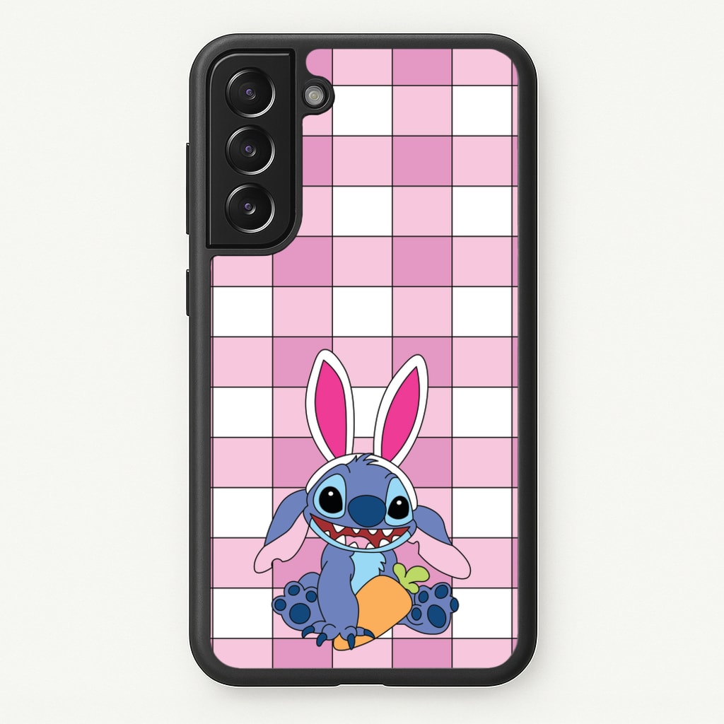 Easter Bunny Blue Alien - Easter Phone Case for Galaxy S22