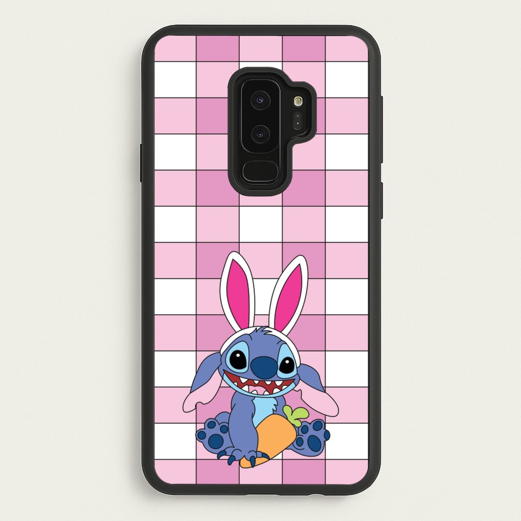 Easter Bunny Blue Alien - Easter Phone Case for Galaxy S9 Plus