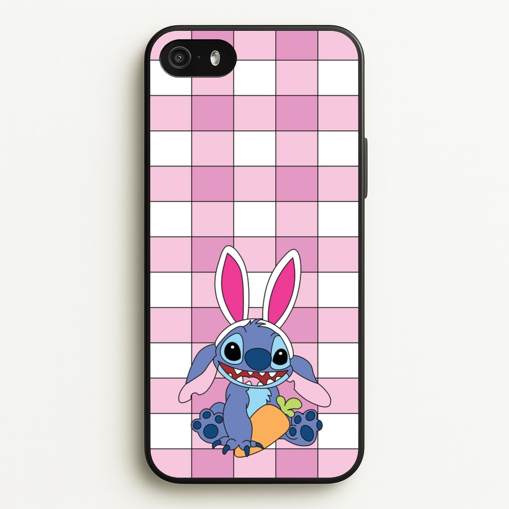 Easter Bunny Blue Alien - Easter Phone Case for iPhone 5 / 5s / SE 2016