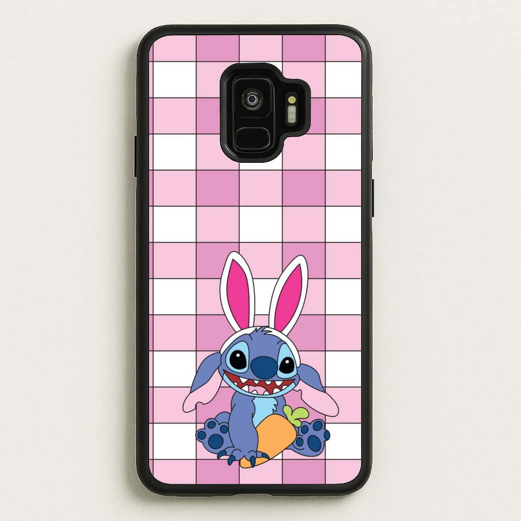 Easter Bunny Blue Alien - Easter Phone Case for Galaxy S9