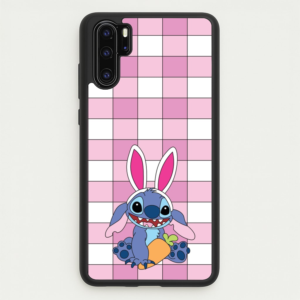 Easter Bunny Blue Alien - Easter Phone Case for Huawei P30 Pro