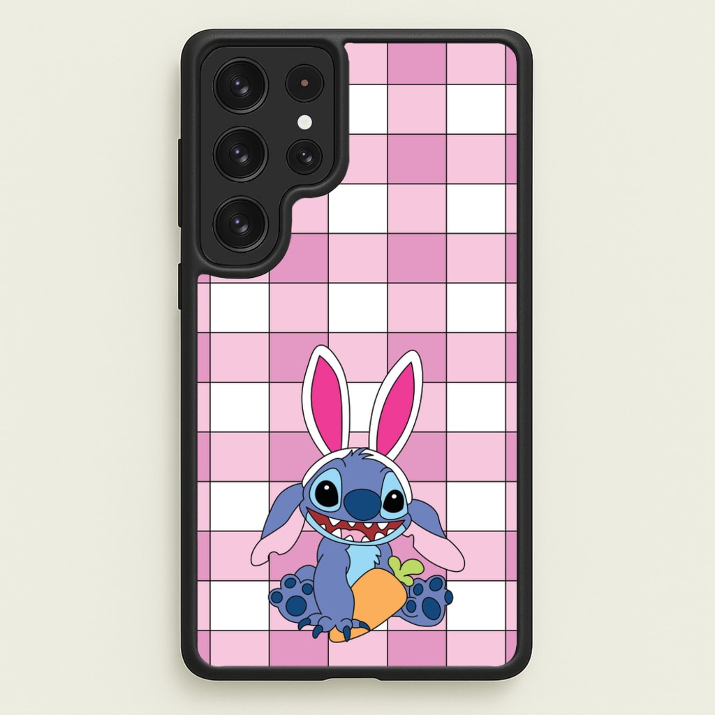 Easter Bunny Blue Alien - Easter Phone Case for Galaxy S22 Ultra