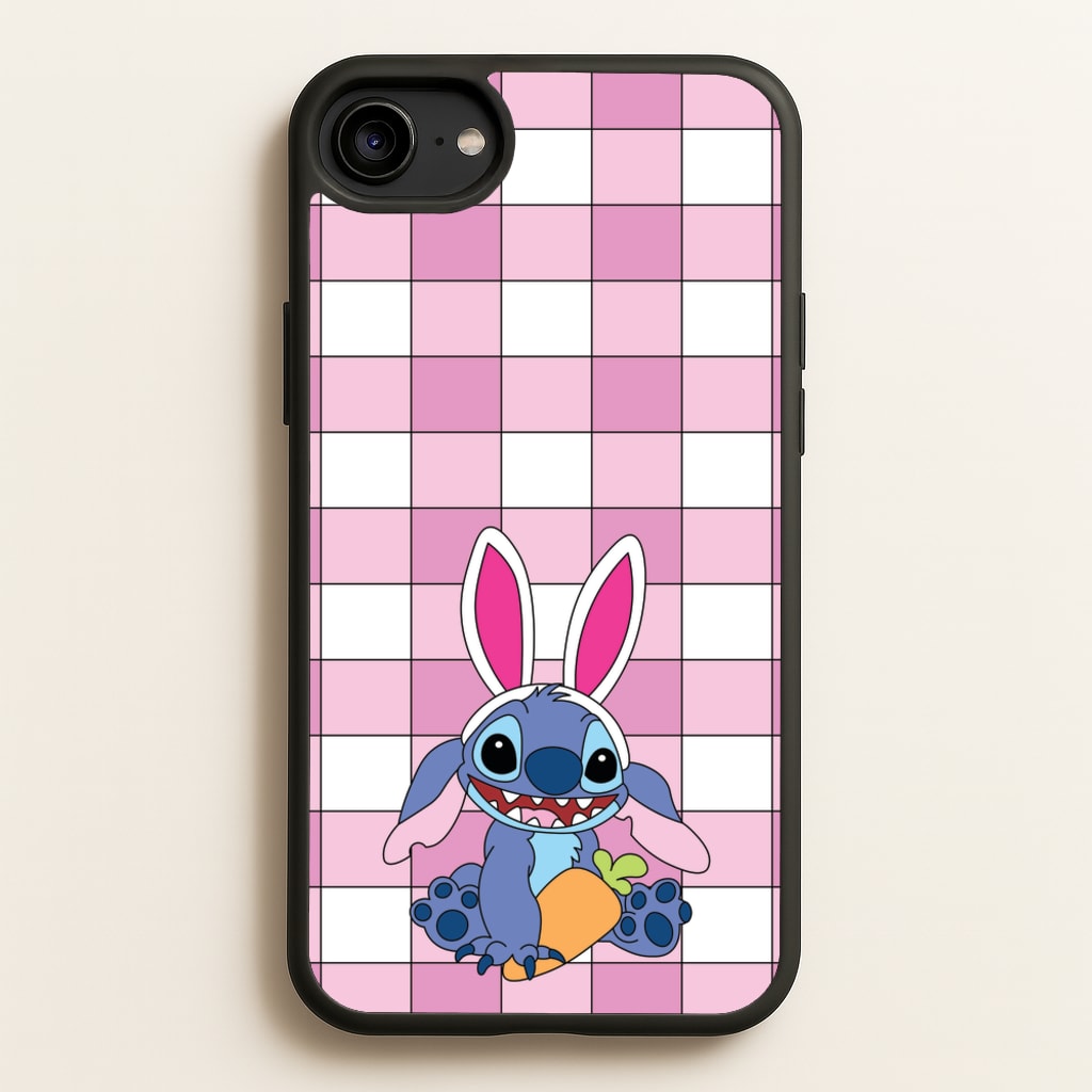 Easter Bunny Blue Alien - Easter Phone Case for iPhone 6 / 7 / 8 / SE