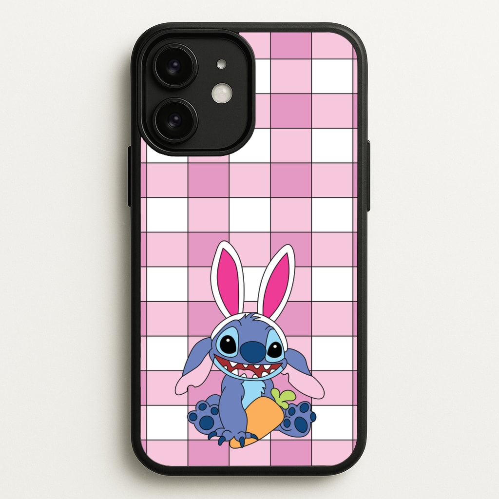 Easter Bunny Blue Alien - Easter Phone Case for iPhone 11