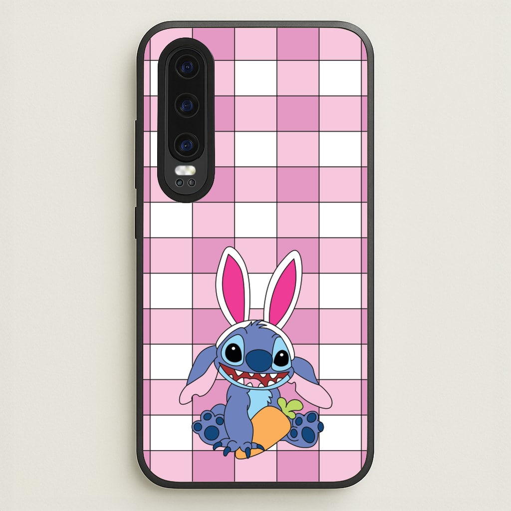 Easter Bunny Blue Alien - Easter Phone Case for Huawei P30