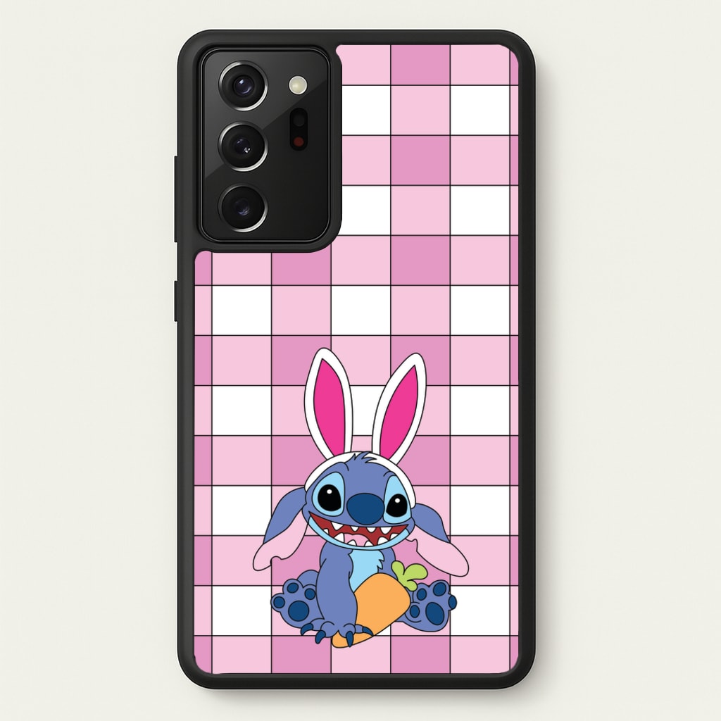 Easter Bunny Blue Alien - Easter Phone Case for Galaxy Note 20 Ultra