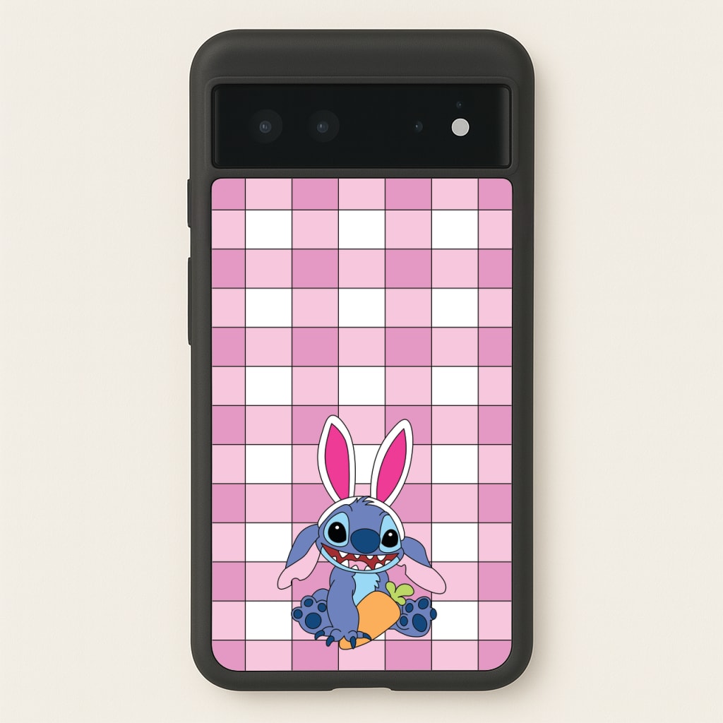 Easter Bunny Blue Alien - Easter Phone Case for Google Pixel 6