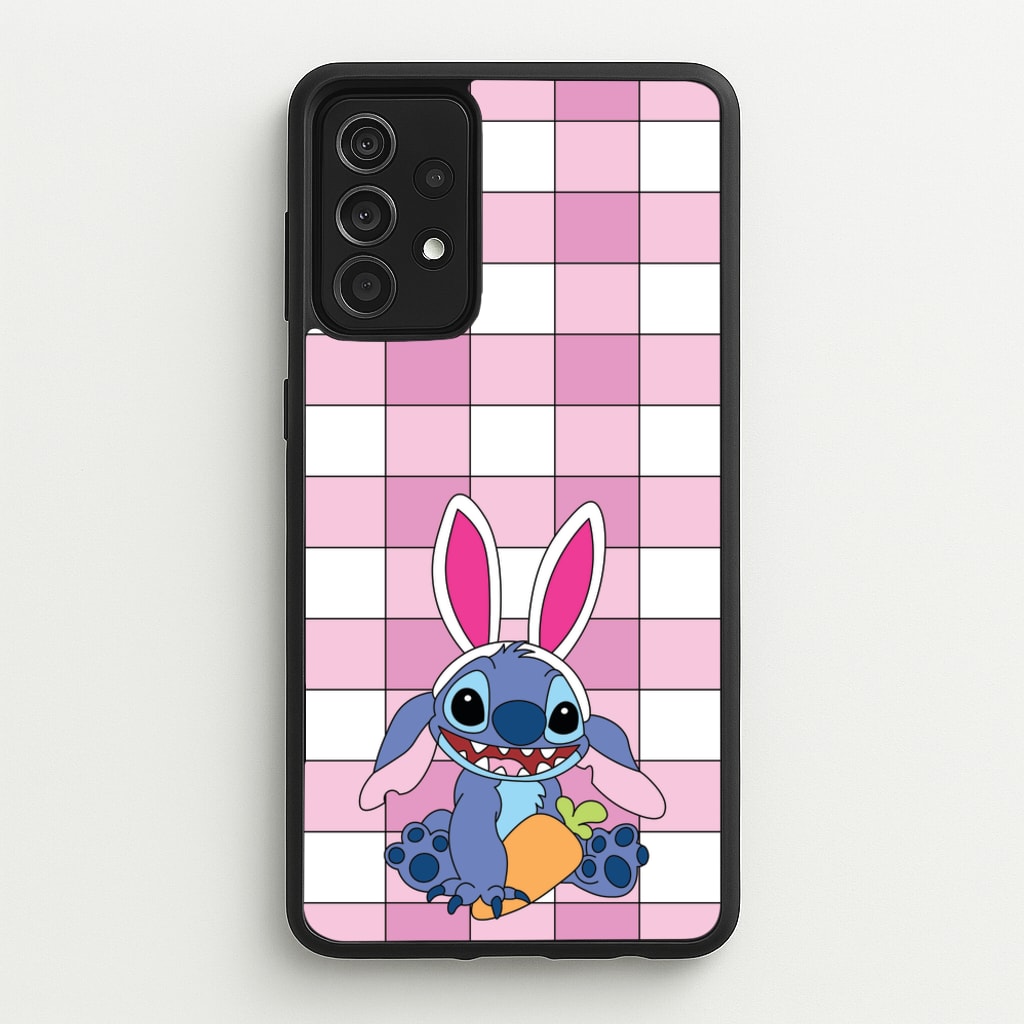 Easter Bunny Blue Alien - Easter Phone Case for Galaxy A52 / A52s