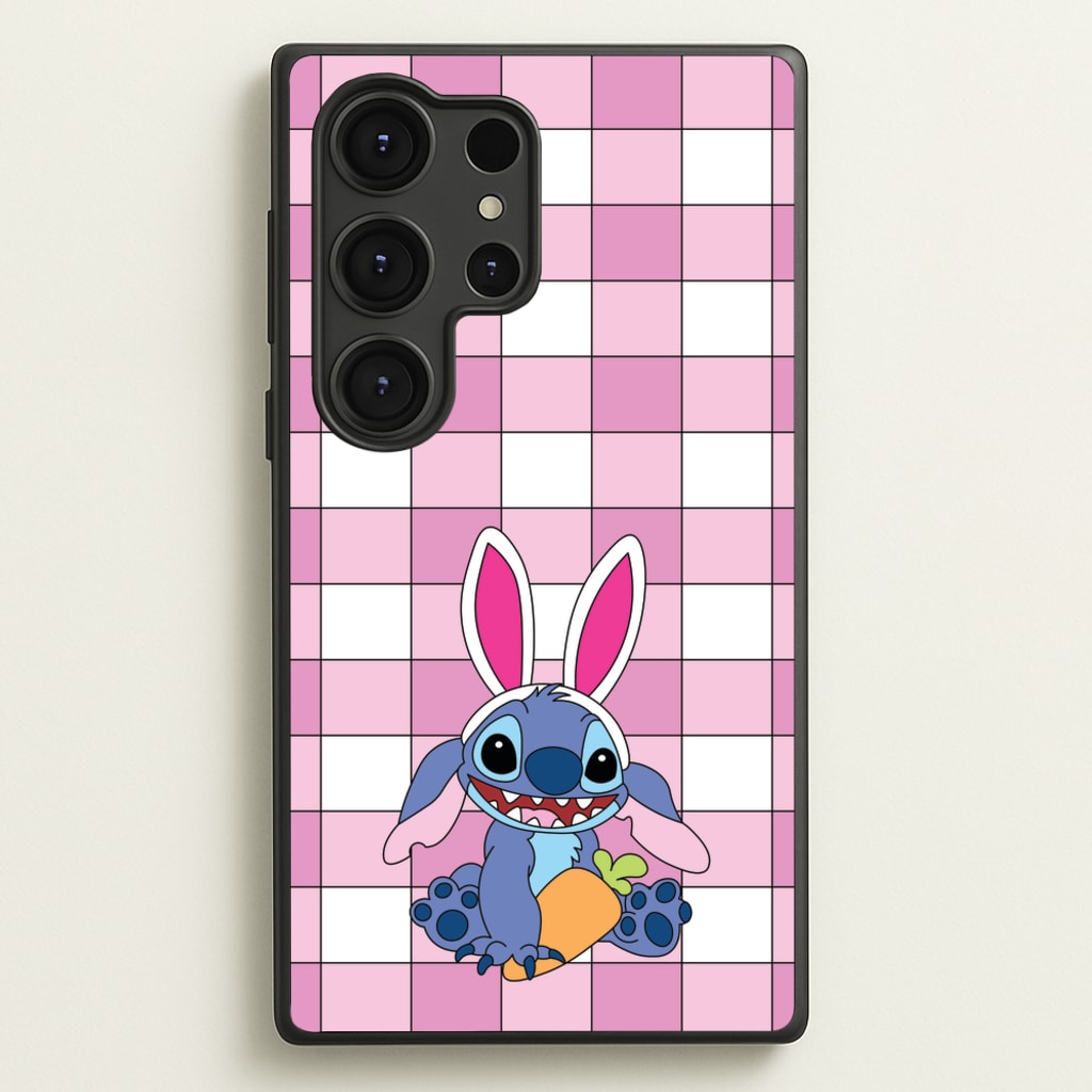 Easter Bunny Blue Alien - Easter Phone Case for Galaxy S25 Ultra