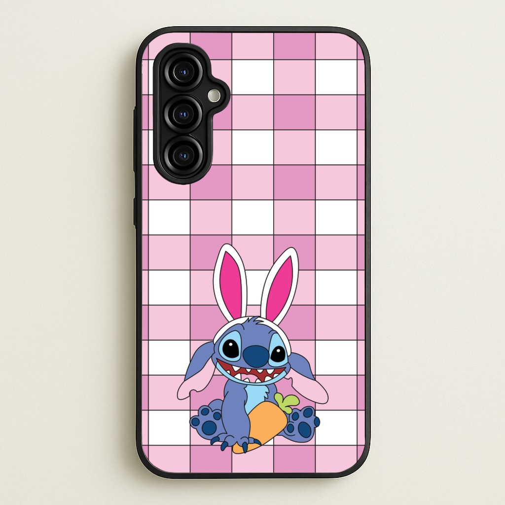 Easter Bunny Blue Alien - Easter Phone Case for Galaxy A54