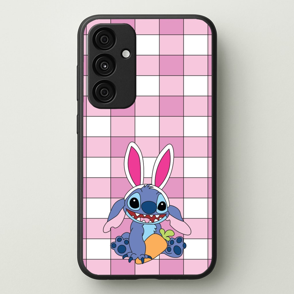 Easter Bunny Blue Alien - Easter Phone Case for Galaxy A55
