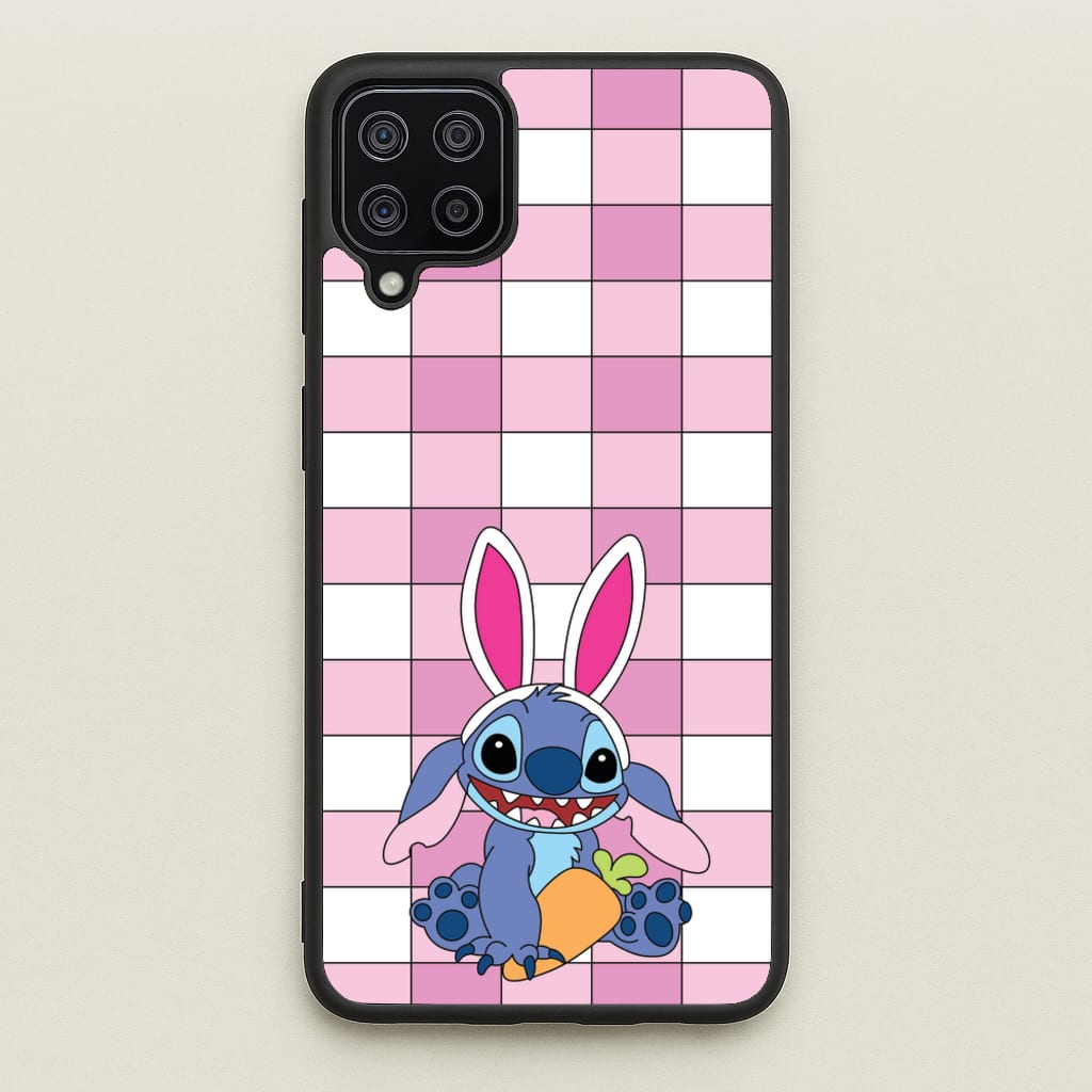 Easter Bunny Blue Alien - Easter Phone Case for Galaxy A12